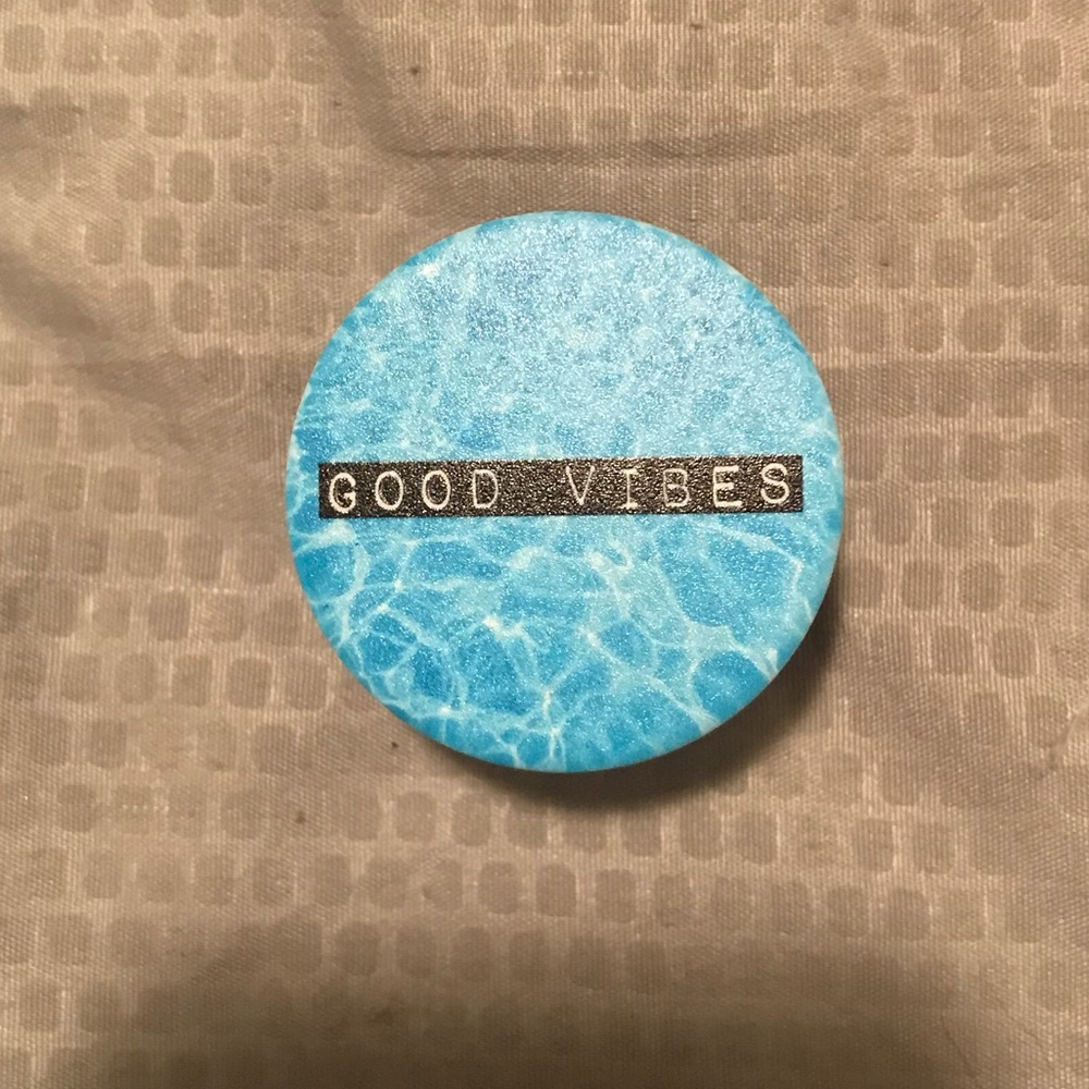 Blue “Good Vibes” PopSocket Brand New